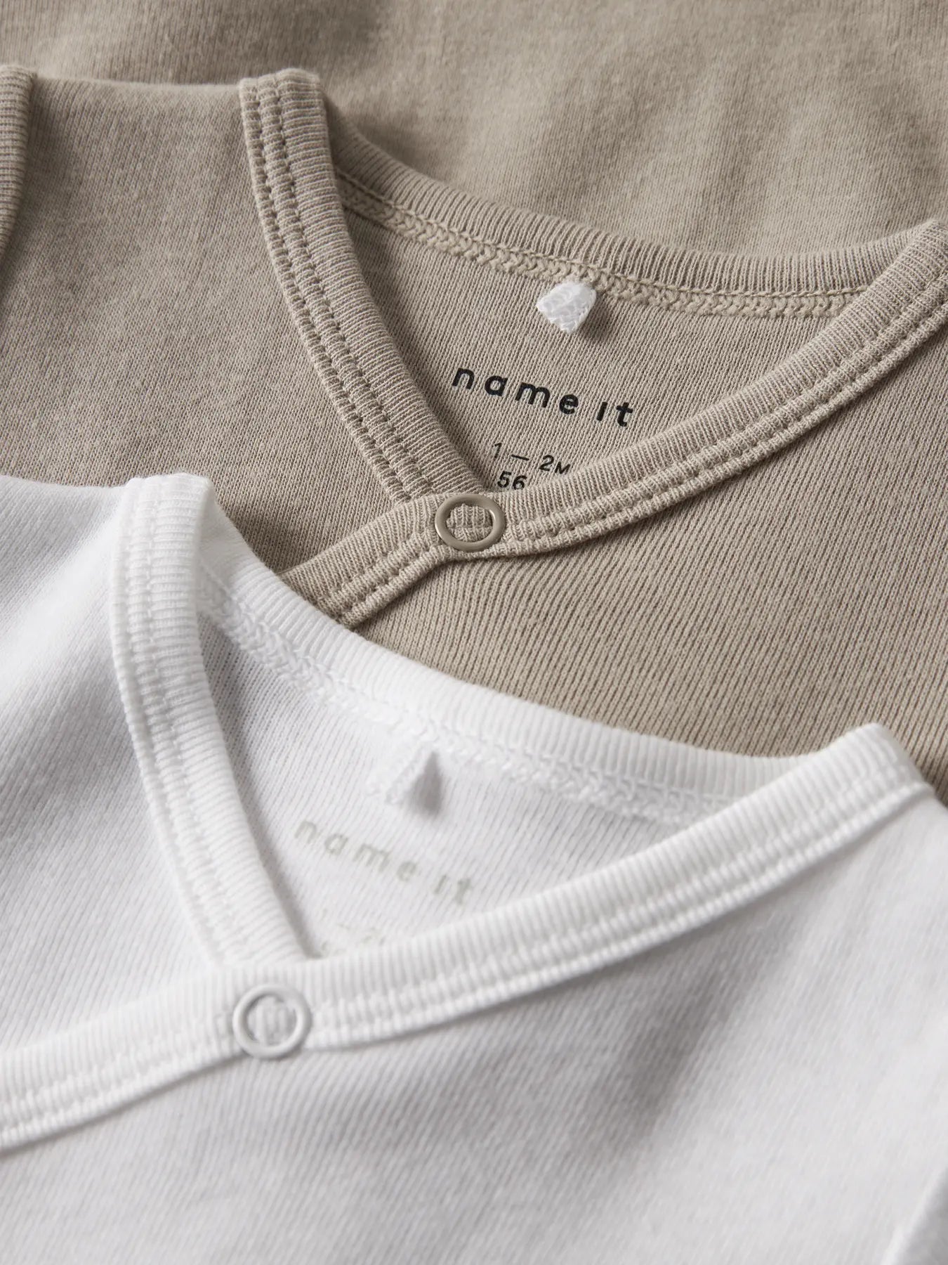 Pack 2Uds. Body Pure Cashmere/ Bright White Name It - Name It - PetitGegant