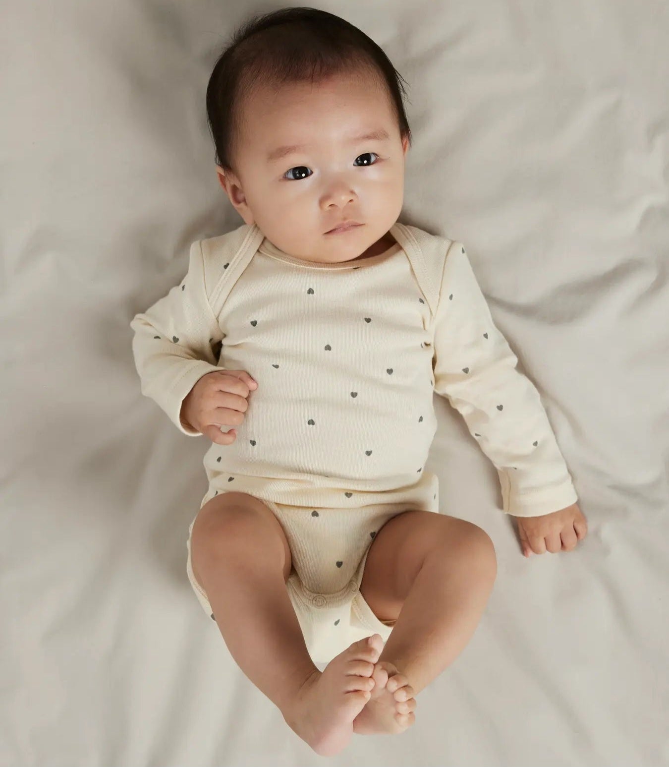 Pack 3Uds. Bodies Hearts Sand Mauve Name It - Name It - PetitGegant