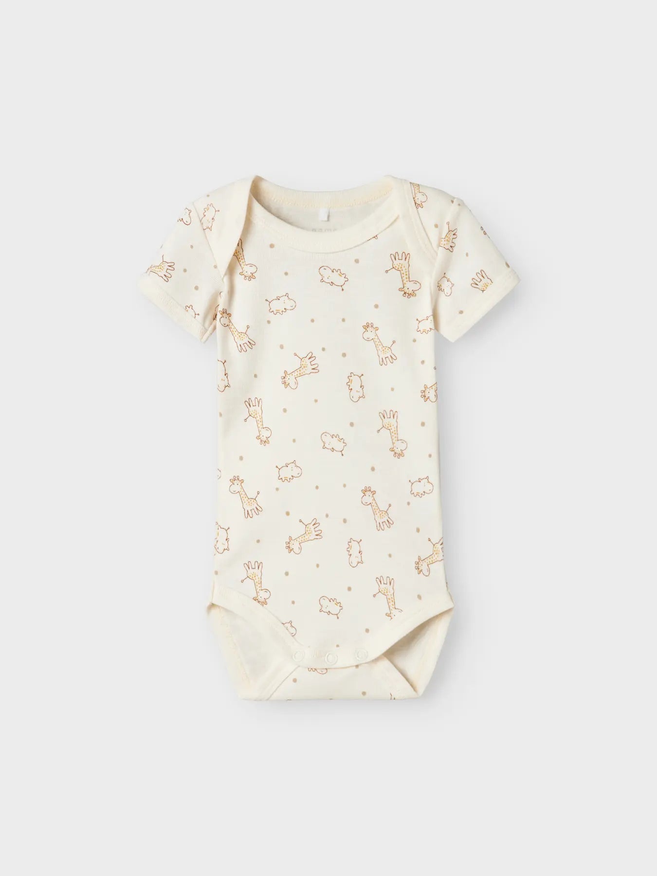 Pack 3Uds. Bodies Manga Corta Giraffe Name It - Name It - PetitGegant