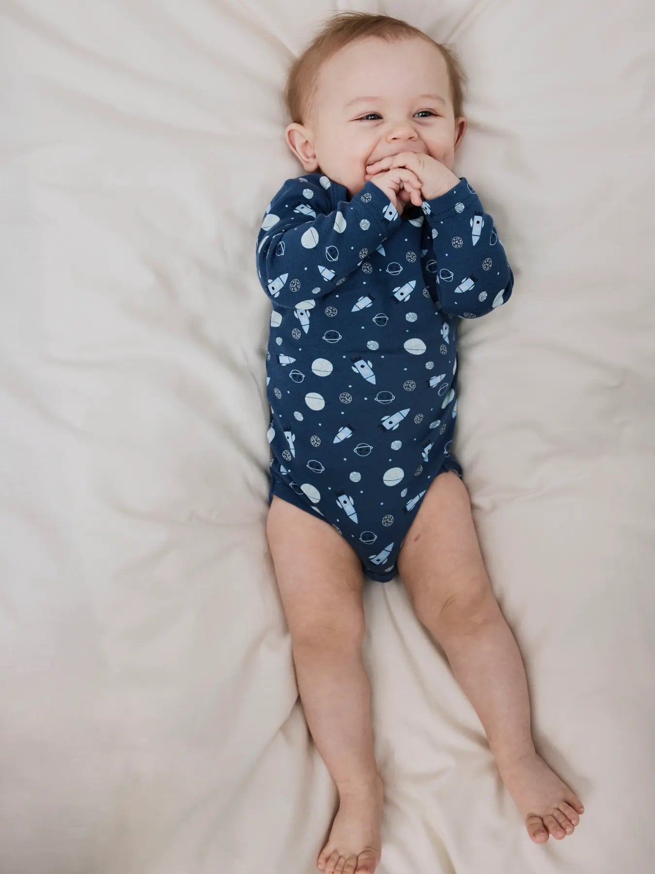 Pack 3Uds. Bodies Space Dark Denim Name It - Name It - PetitGegant