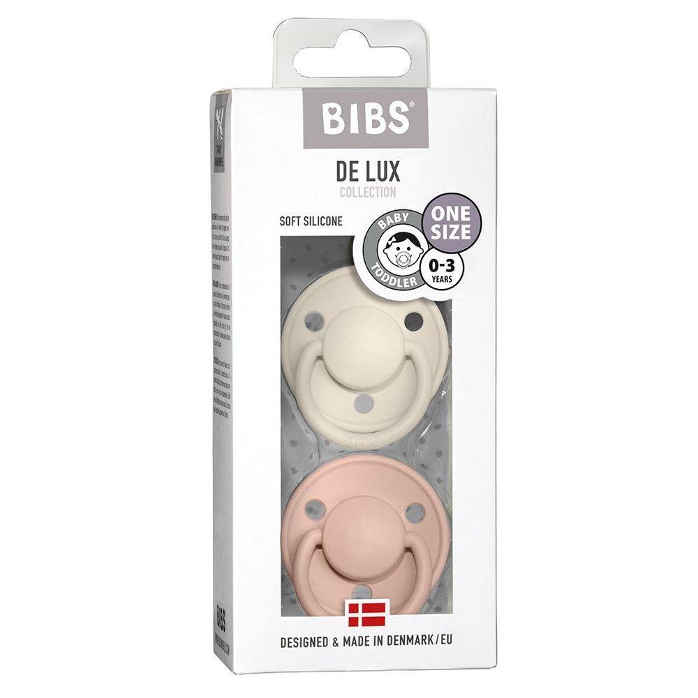 Pack chupetes silicona Lux Ivori/Blush Bibs - Bibs - PetitGegant