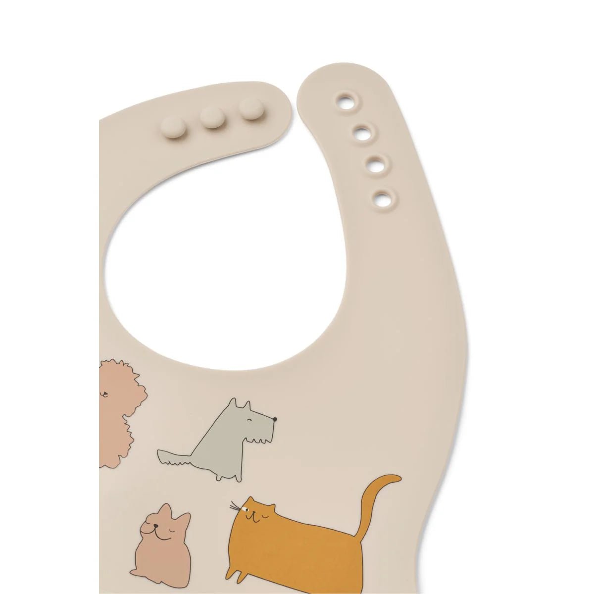 Pack de 2 Baberos silicona Ember Cats & Dogs Liewood - Liewood - PetitGegant