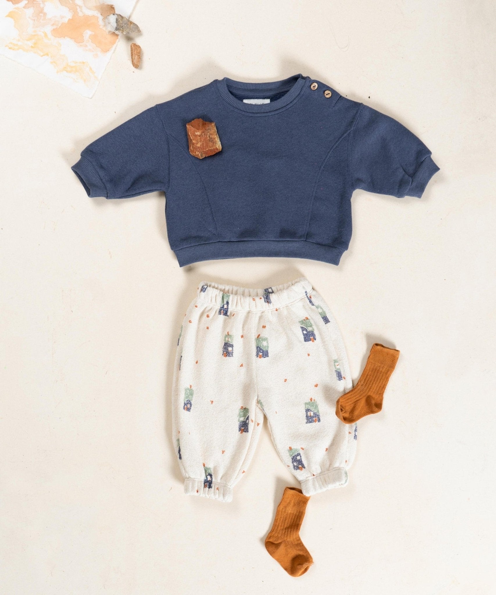 Pantalón Bebé de Punto Estampado Play Up - PlayUp - PetitGegant