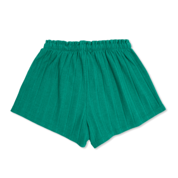 Pantalón Corto Verde Con Logo Bordado Bobo Choses - Bobo Choses - PetitGegant