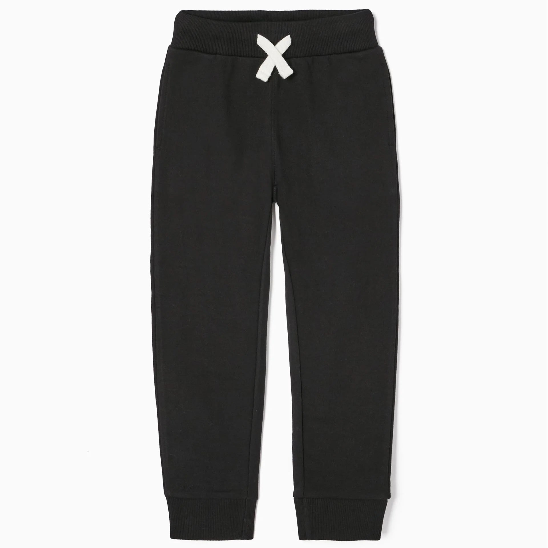 Pantalón de Chándal de Algodón Negro ZY - Zippy - PetitGegant