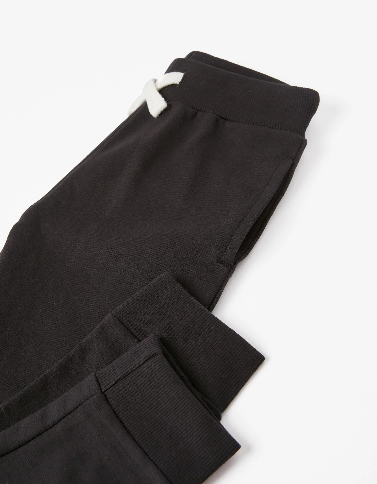 Pantalón de Chándal de Algodón Negro ZY - Zippy - PetitGegant