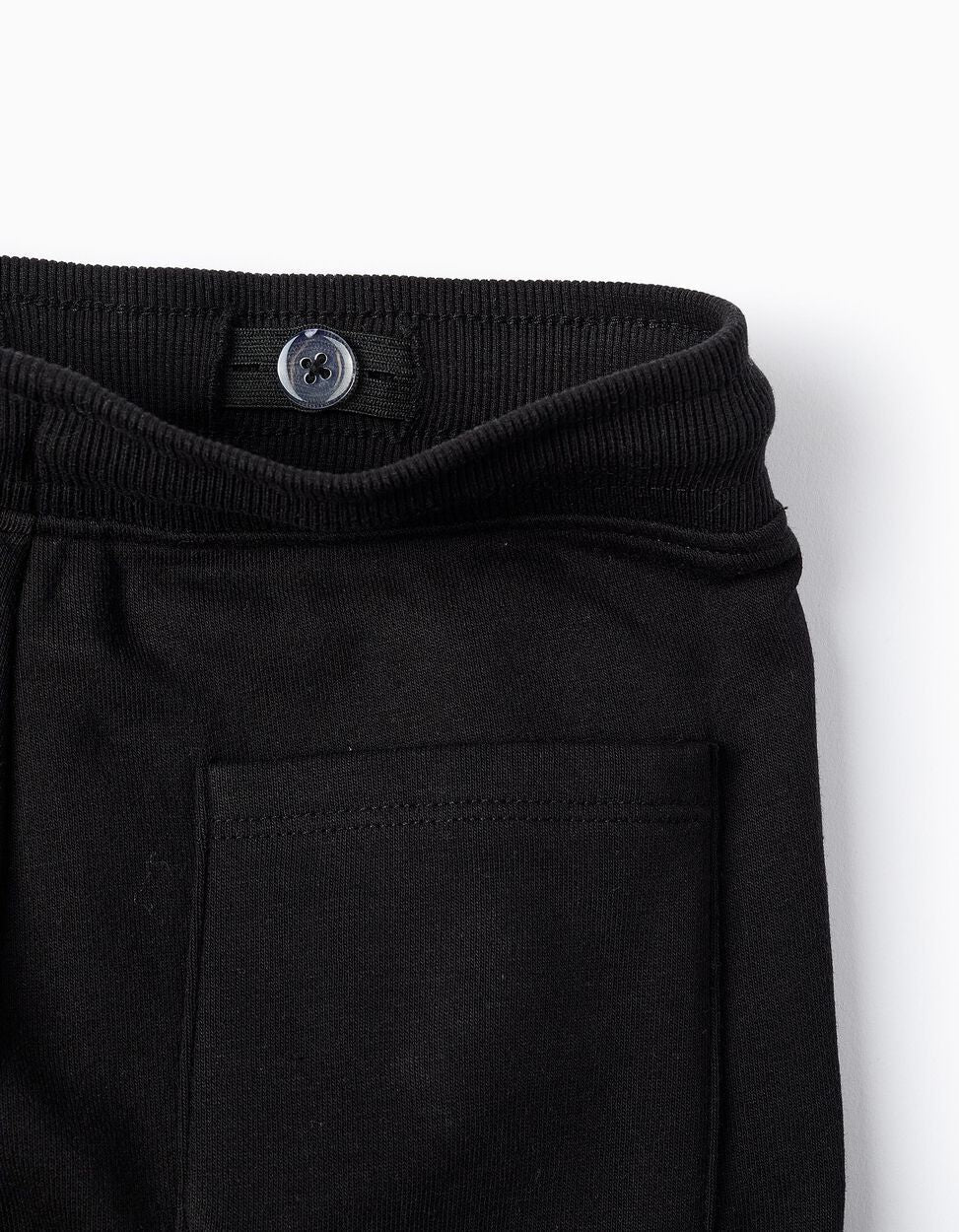 Pantalón de Chándal Perchado Negro ZY - Zippy - PetitGegant