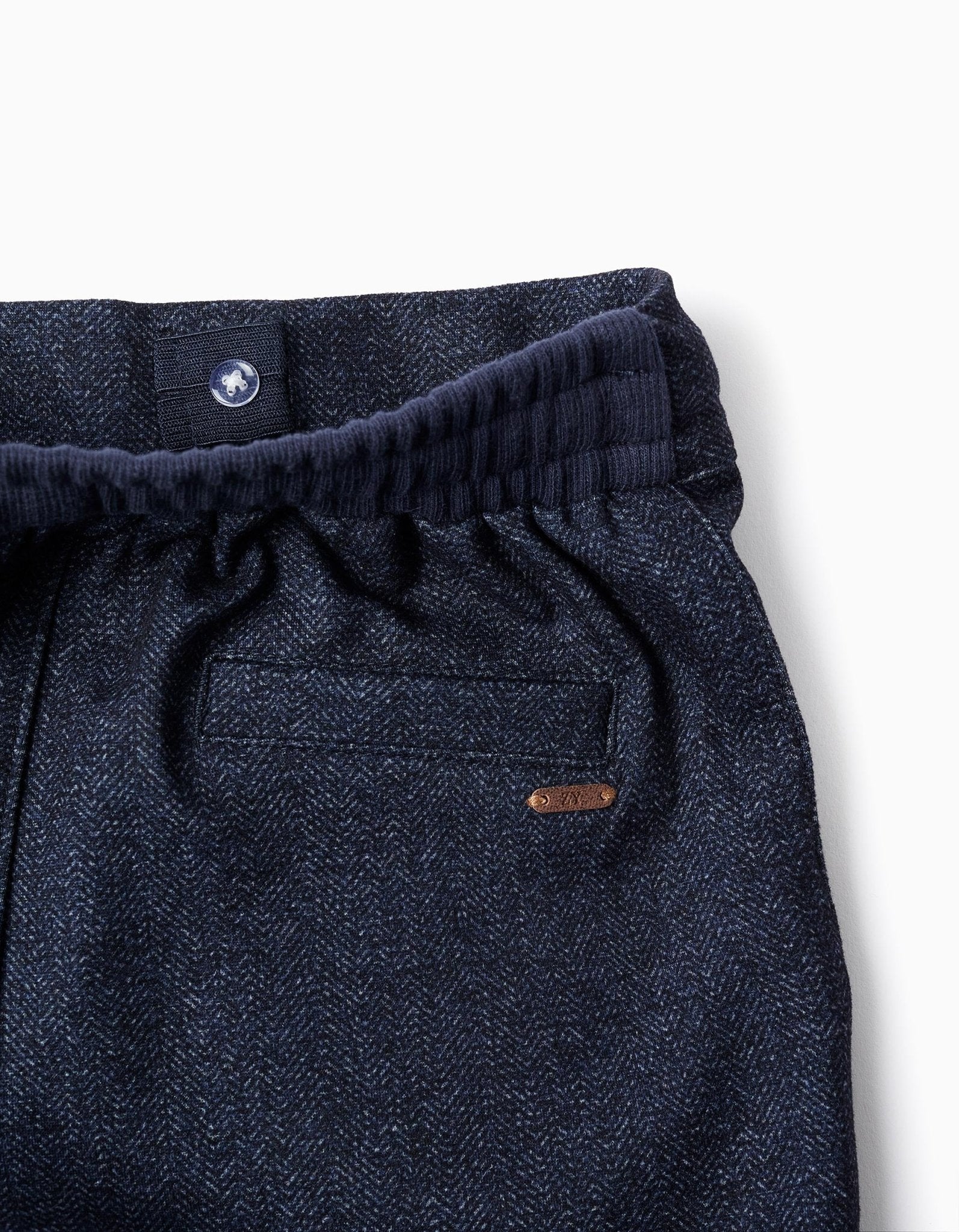 Pantalón de Chevron recto Azul Oscuro ZY - Zippy - PetitGegant