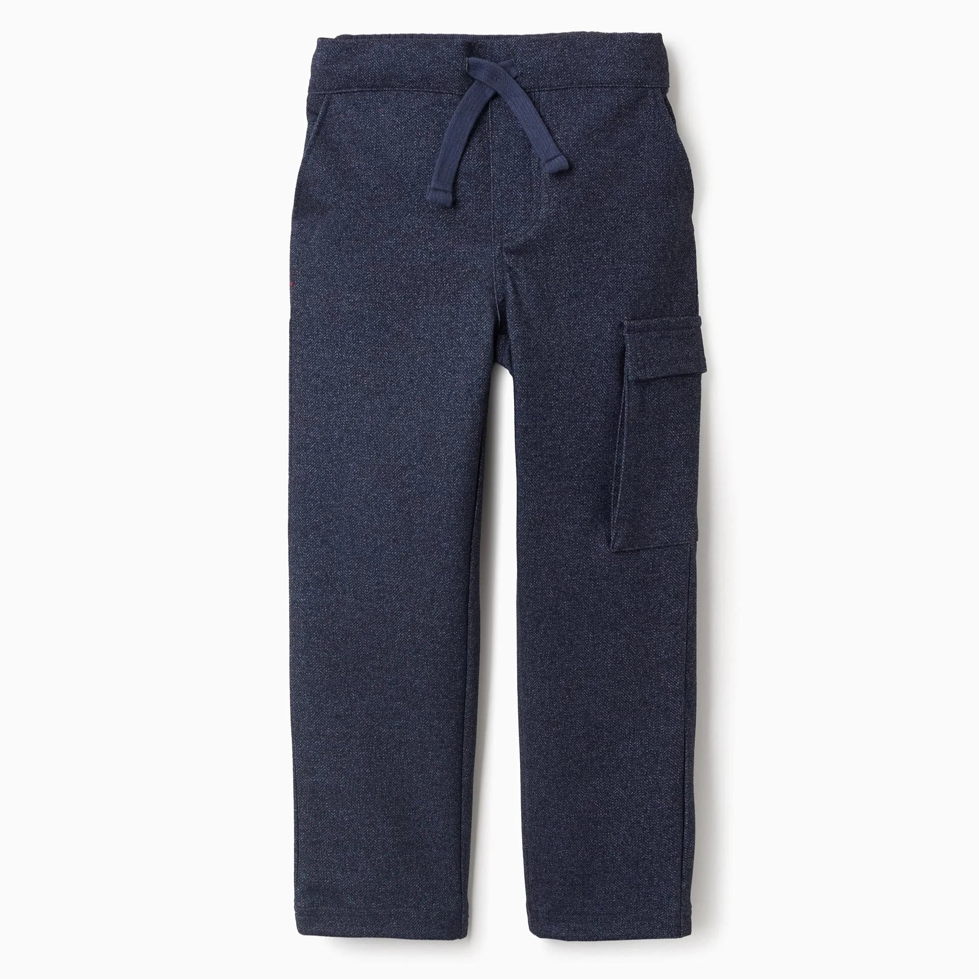 Pantalón de Chevron recto Azul Oscuro ZY - Zippy - PetitGegant
