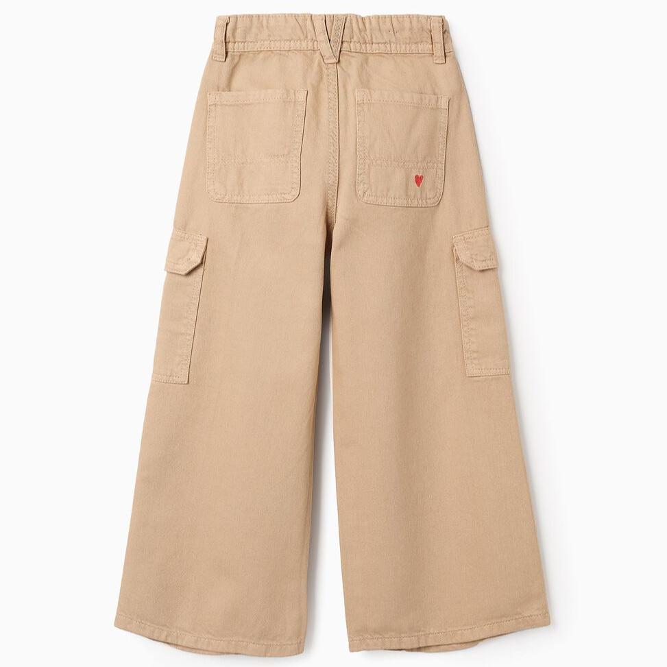 Pantalón de Sarga con Bolsillos Cargo ZY - Zippy - PetitGegant