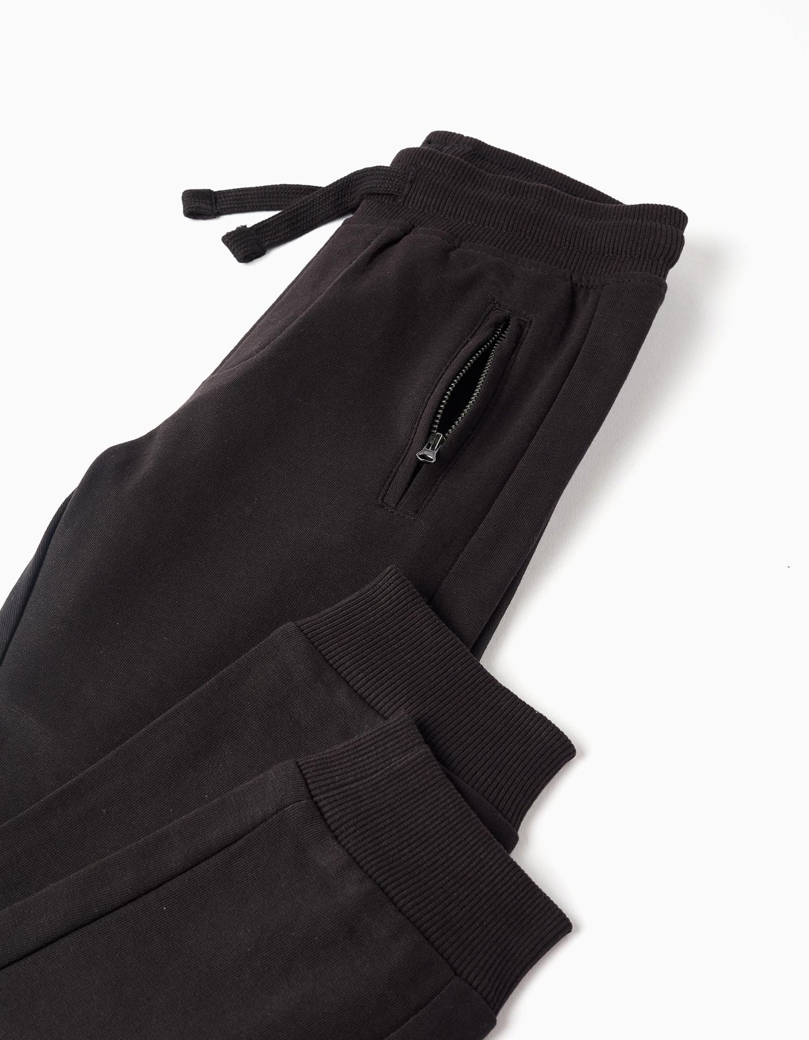 Pantalón Jogger con Bolsillos Sellados 'Slim', Negro ZY - Zippy - PetitGegant