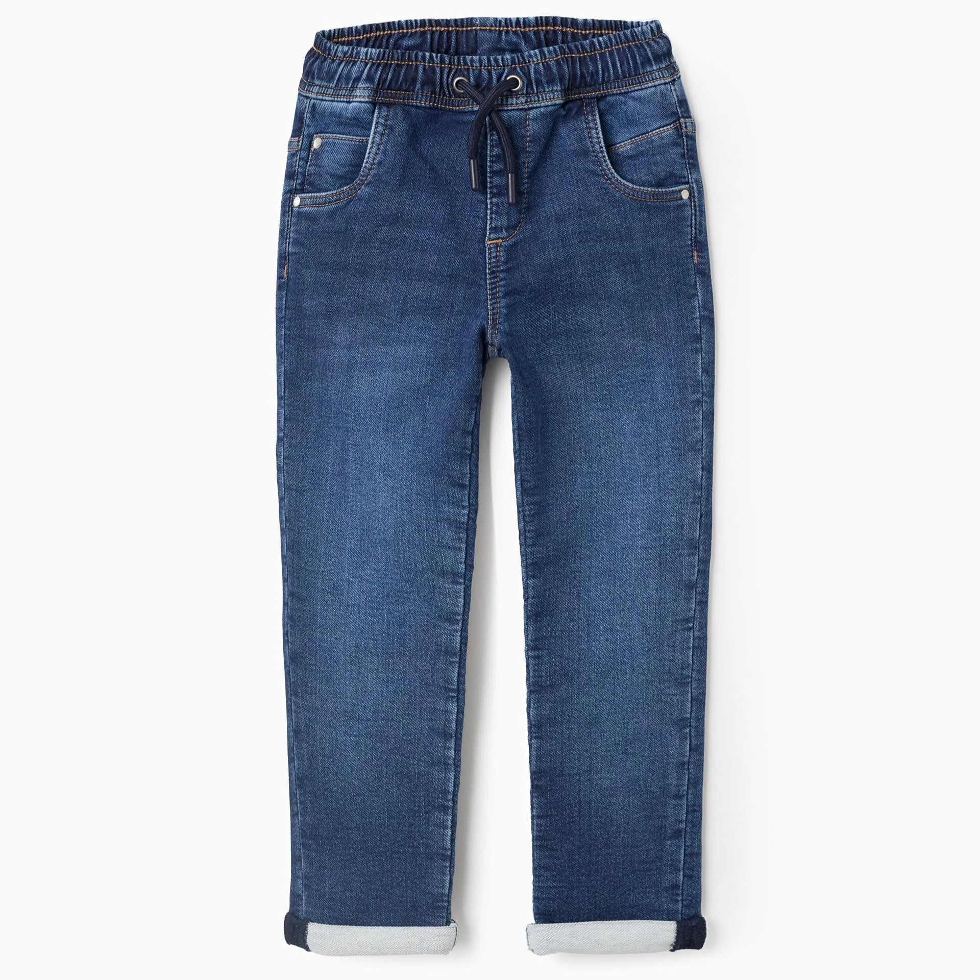 Pantalón Vaquero Slim Deportivo Azul ZY - Zippy - PetitGegant