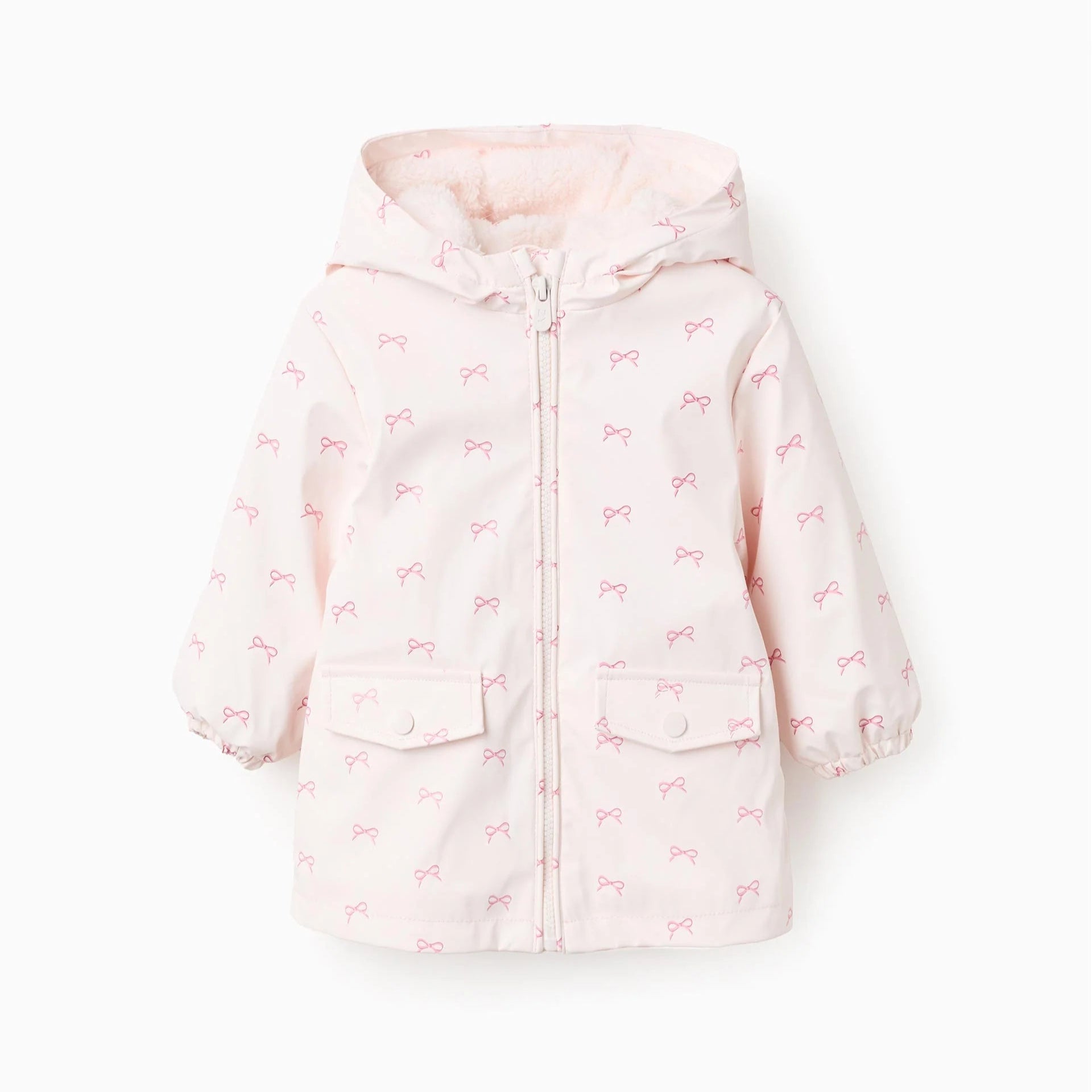 Parka Bebé Niña Rubber Lazos Rosa ZY - Zippy - PetitGegant