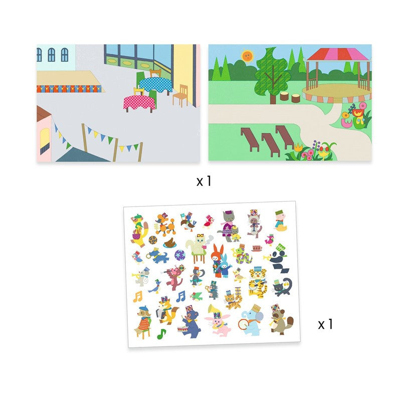 Pegatinas Removibles Charanga Djeco