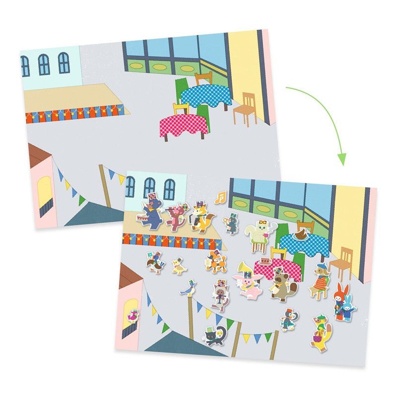Pegatinas Removibles Charanga Djeco - Djeco - PetitGegant