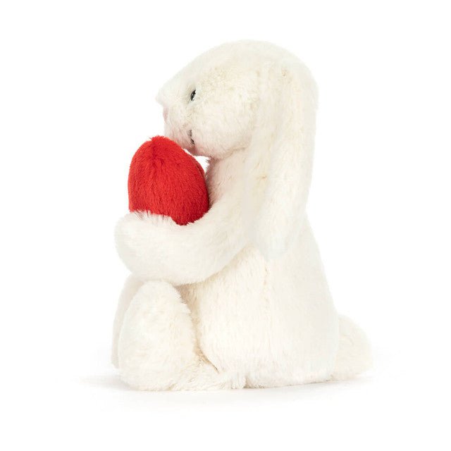 Peluche Bashful Red Love Heart Bunny Jellycat - Jellycat - PetitGegant