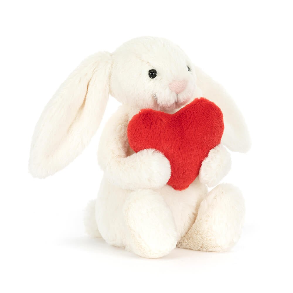 Peluche Bashful Red Love Heart Bunny Jellycat - Jellycat - PetitGegant