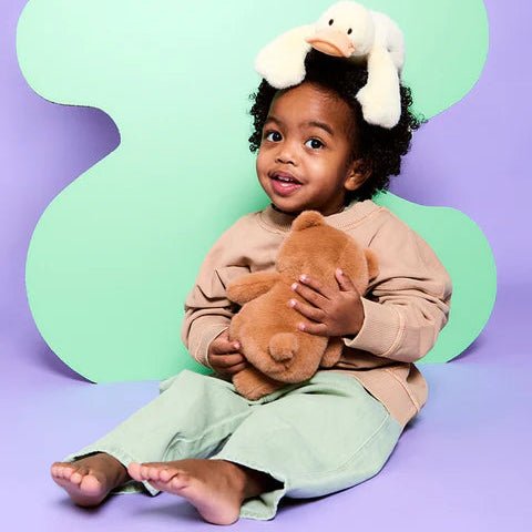 Peluche DeeDee Duck Yellow Eco Bon Ton Toys - Bon Ton Toys - PetitGegant