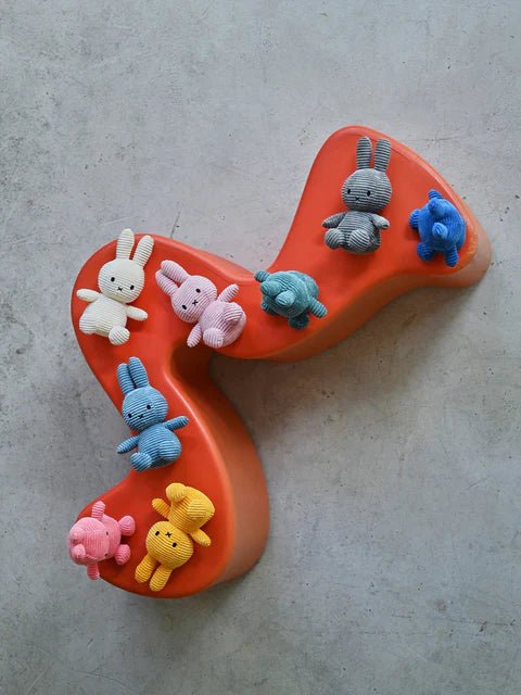 Peluche Miffy de pana Gris Bon Ton Toys - Bon Ton Toys - PetitGegant