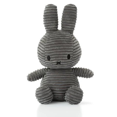 Peluche Miffy de pana Gris Bon Ton Toys - Bon Ton Toys - PetitGegant