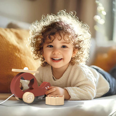 Juego de arrastre Helicóptero Speedy Monkey