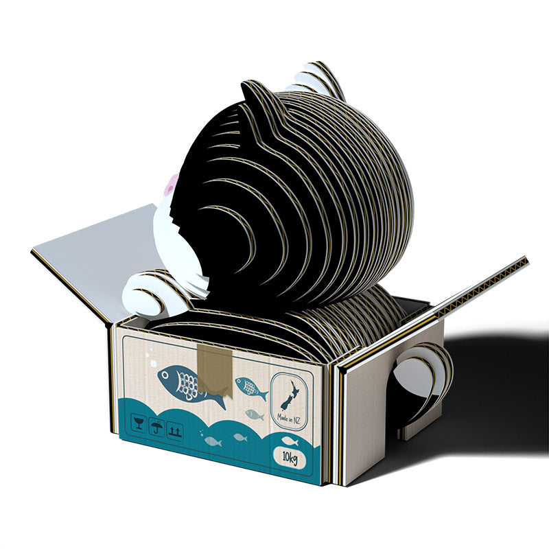 Mini 3D Puzzle Cat Tuxedo Eugy