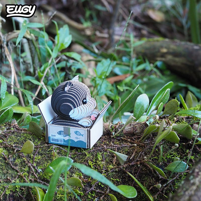 Mini 3D Puzzle Cat Tuxedo Eugy