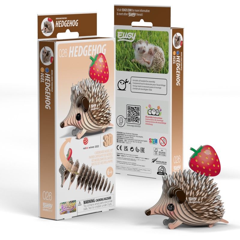Mini 3D Puzzle Hedgehog Eugy