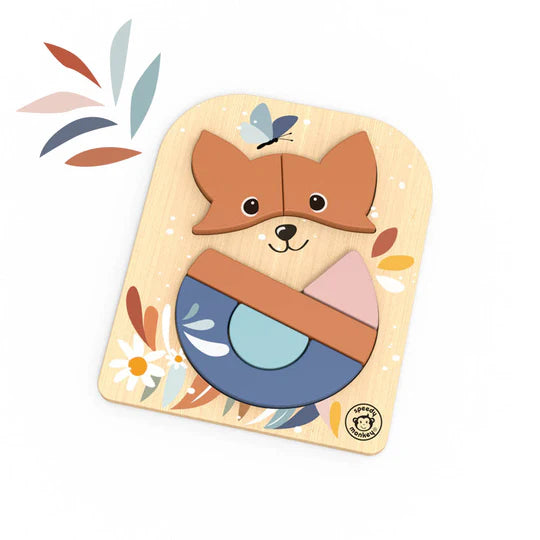 Puzzle Encajable Zorrito Speedy Monkey