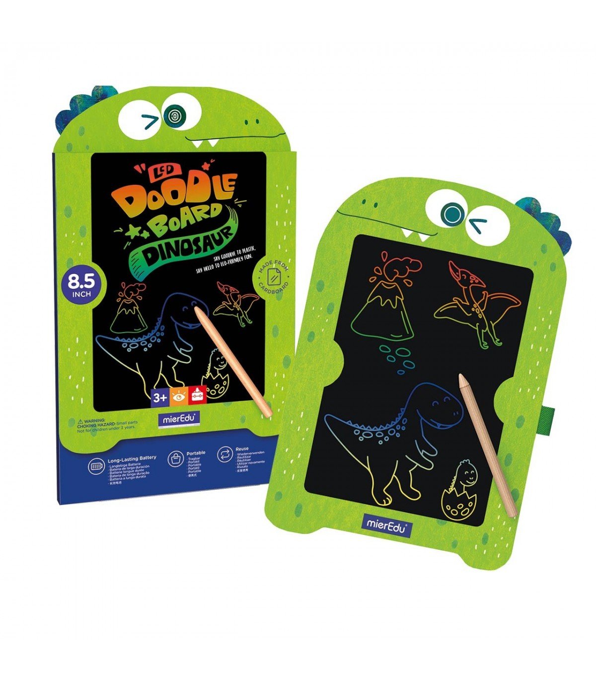 Pizarra de Dibujo y Escritura LCD Dinosaur MierEdu - MierEdu - PetitGegant