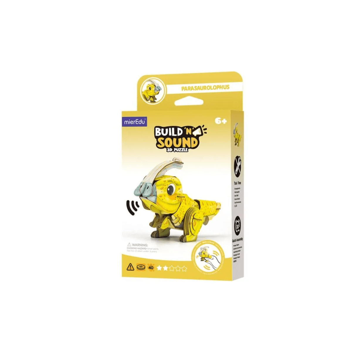 Puzzle 3D con Sonido Parasaurolophus MierEdu - MierEdu - PetitGegant