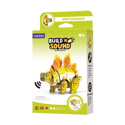 Puzzle 3D con Sonido Stegosaurus MierEdu - MierEdu - PetitGegant