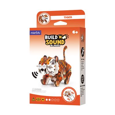 Puzzle 3D con Sonido Tiger MierEdu - MierEdu - PetitGegant