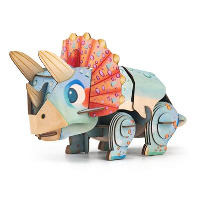 Puzzle 3D con Sonido Triceratops MierEdu - MierEdu - PetitGegant