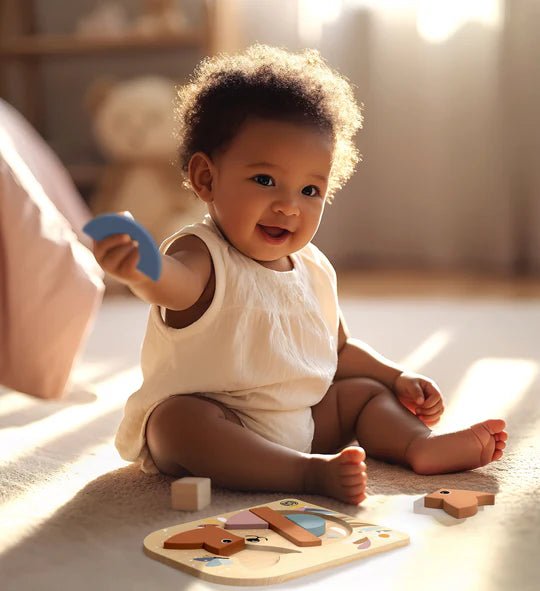 Puzzle Encajable Zorrito Speedy Monkey - Speedy Monkey - PetitGegant