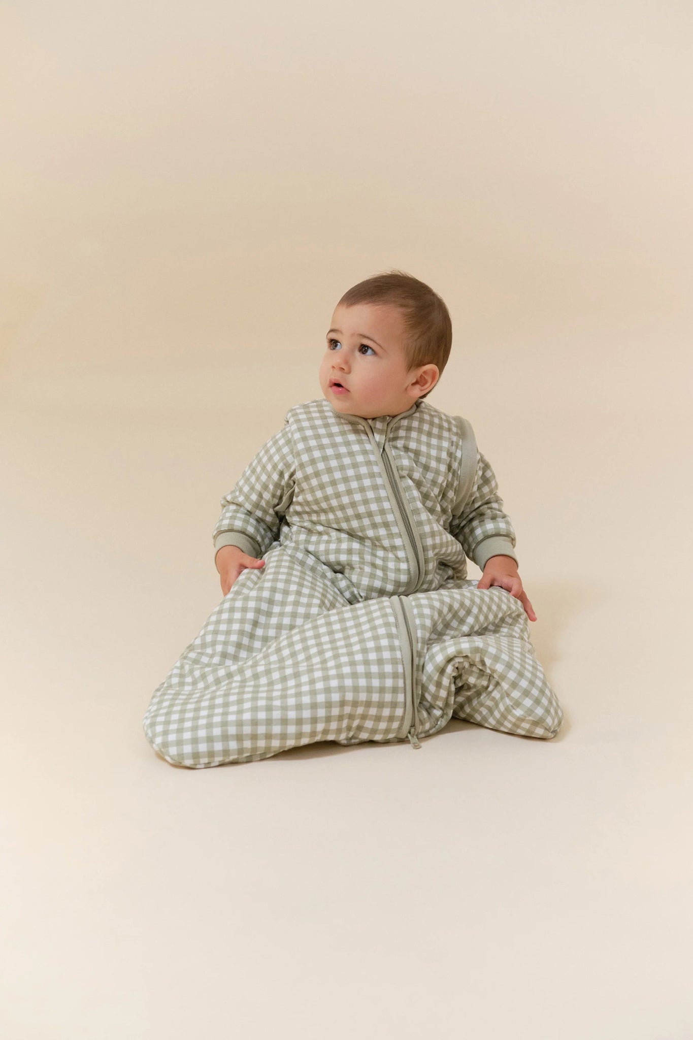 Saco de dormir bebé con mangas Mint Tea TOG 2.5 Molis & Co - Molis&Co - PetitGegant