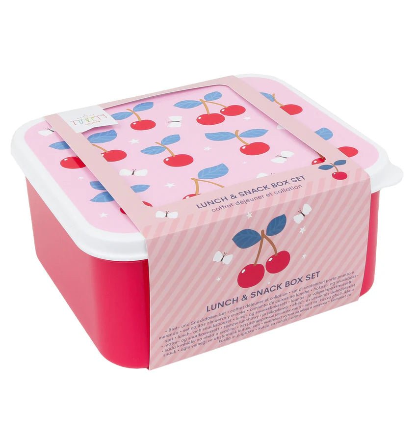 Set 4 fiambreras Cherry A Little Lovely - A little lovely company - PetitGegant