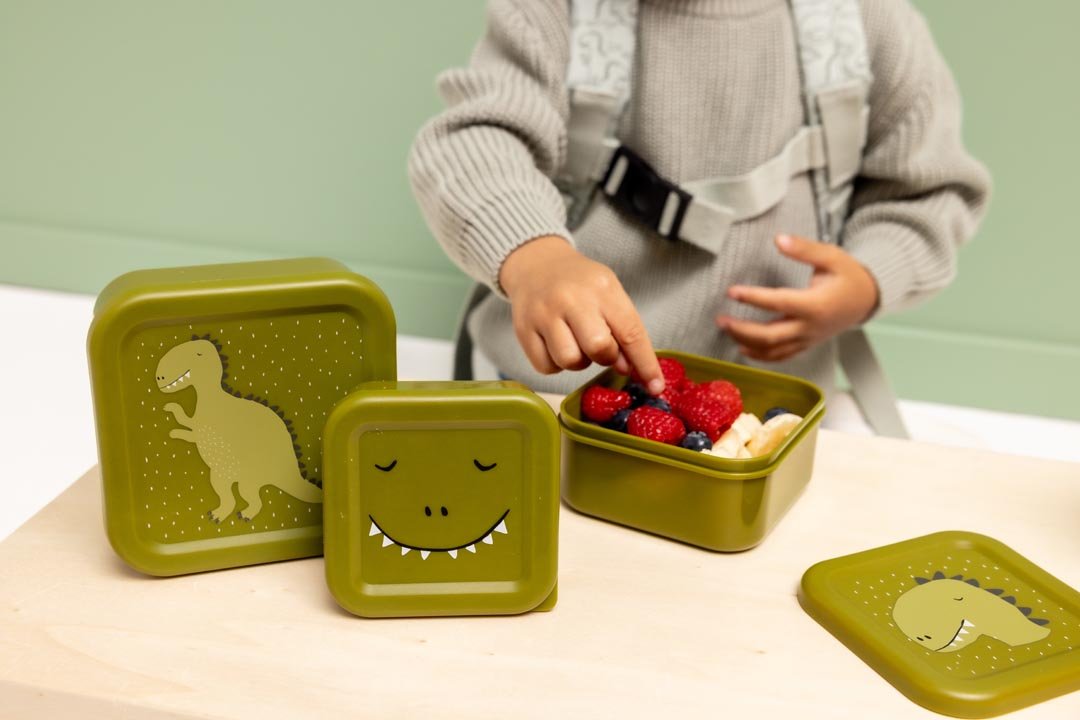 Set de 3 fiambreras Snacks Mr.Dino Trixie - Trixie - PetitGegant