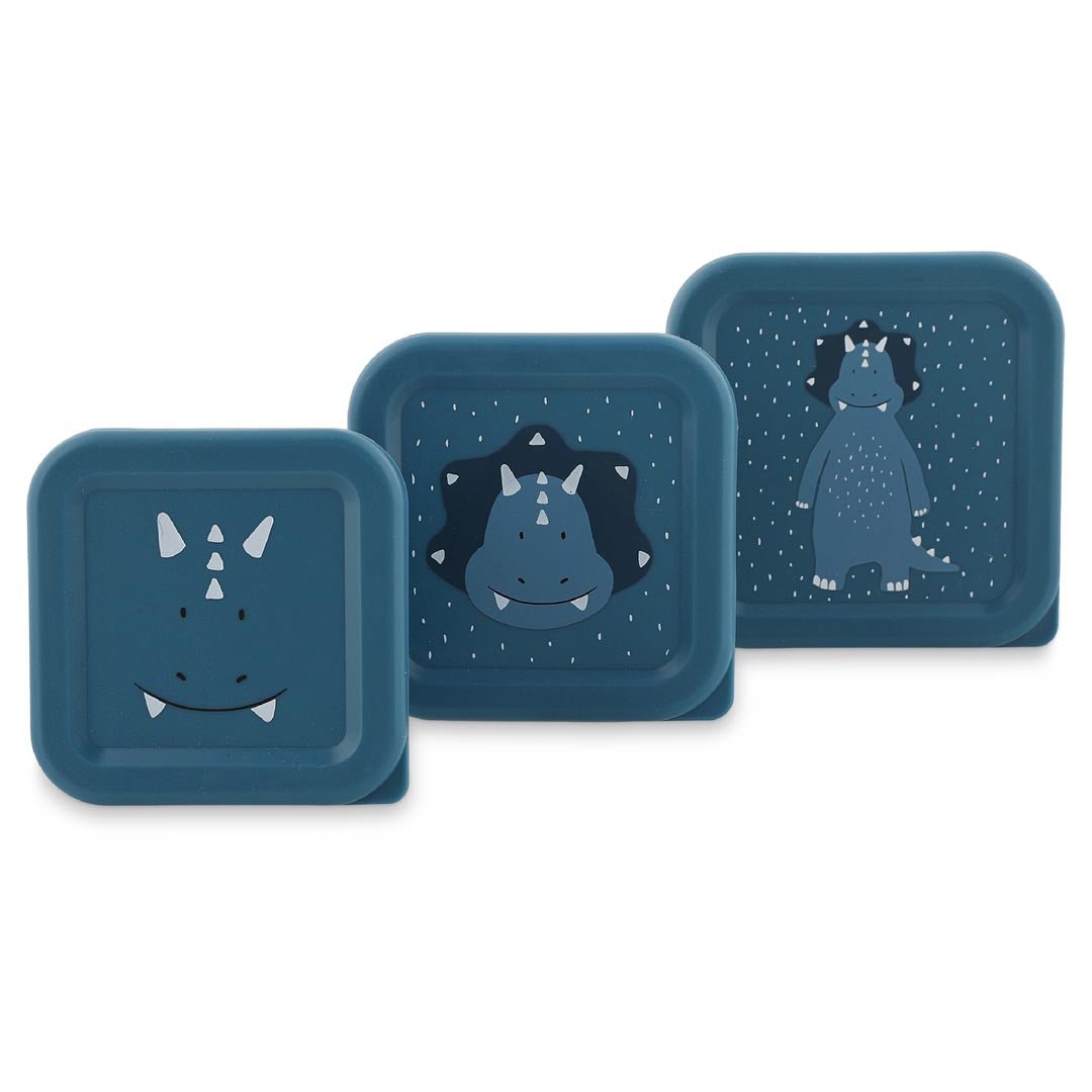 Set de 3 fiambreras Snacks Mr.Triceratops Trixie - Trixie - PetitGegant