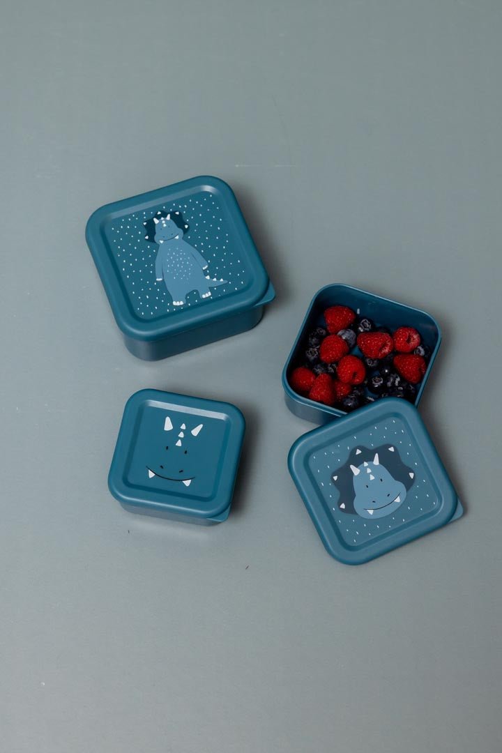Set de 3 fiambreras Snacks Mr.Triceratops Trixie - Trixie - PetitGegant