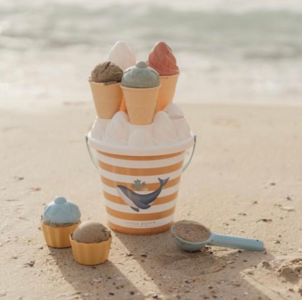 Set de Playa 14Pcs Ice Cream Ocean Dreams Little Dutch - Little Dutch - PetitGegant