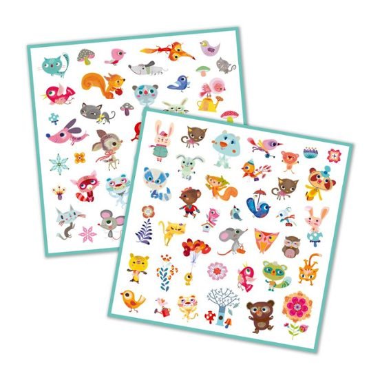 Set pegatinas Amiguitos Djeco - Djeco - PetitGegant