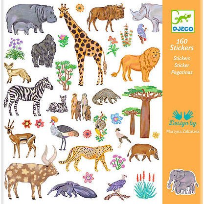 Set pegatinas Kenia Djeco - Djeco - PetitGegant