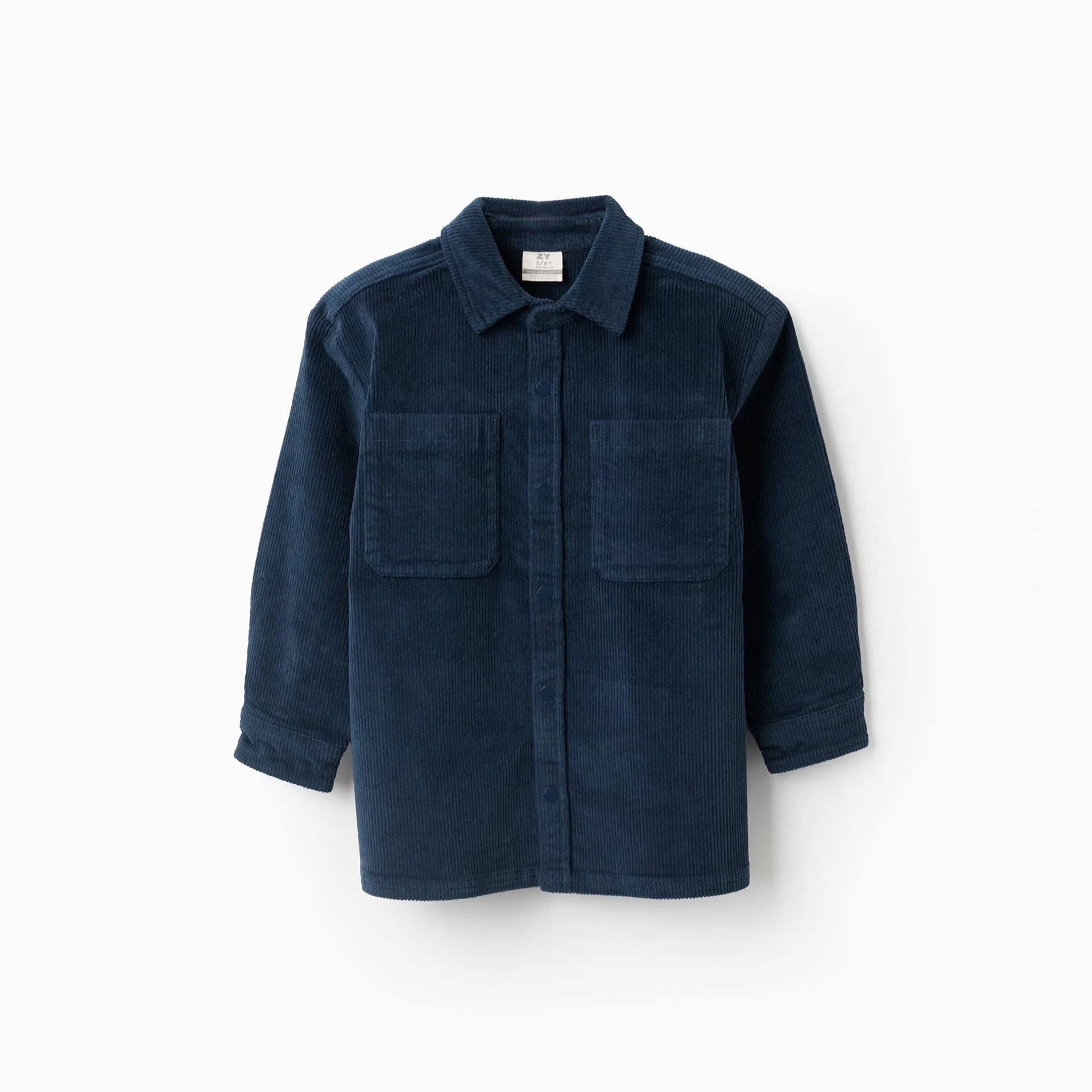 Sobrecamisa de Pana azul oscuro ZY - Zippy - PetitGegant