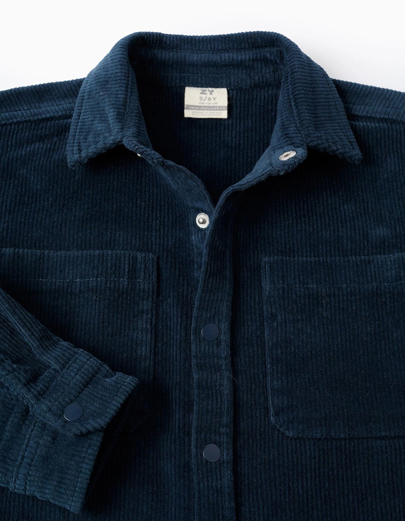 Sobrecamisa de Pana azul oscuro ZY - Zippy - PetitGegant