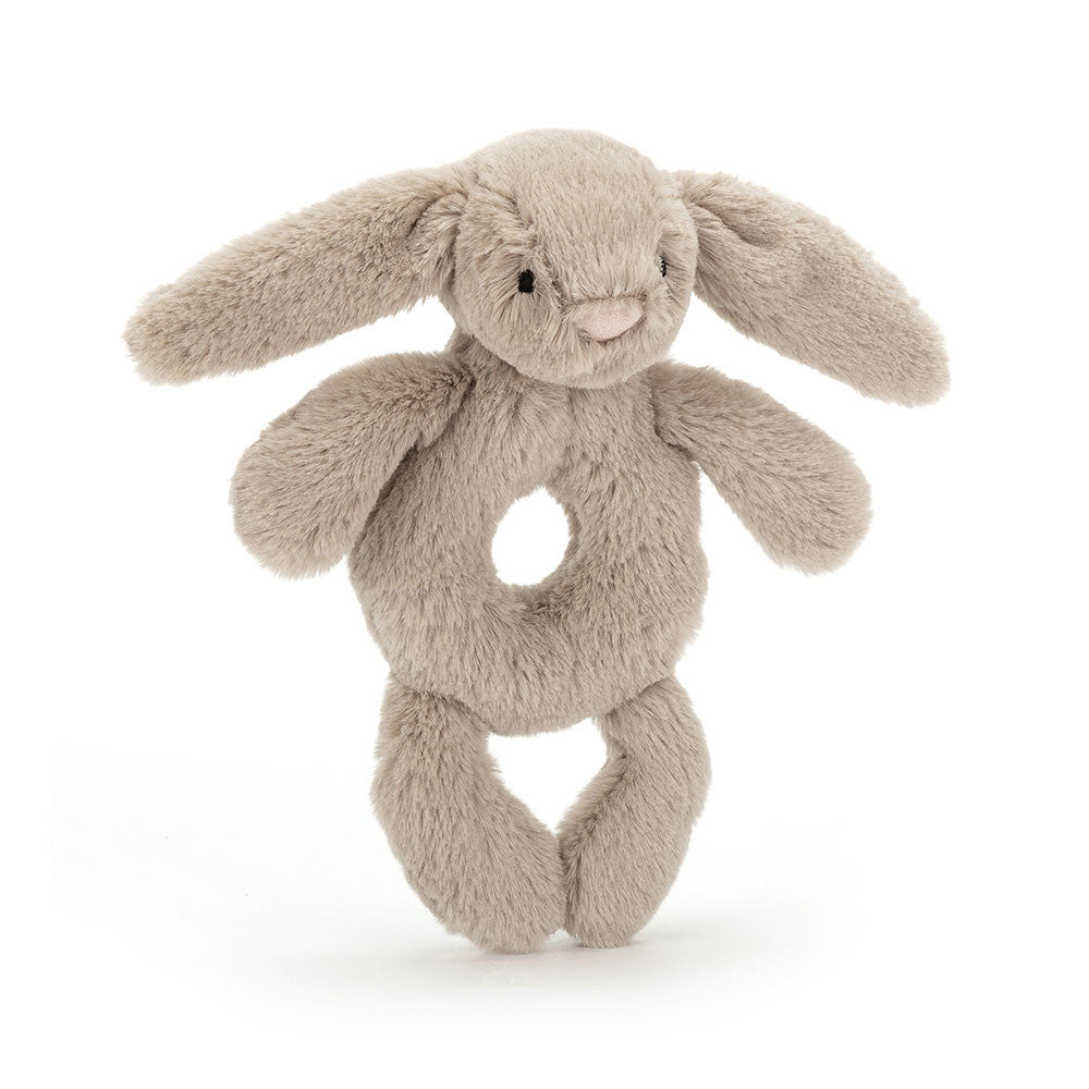 Sonajero Bashful Beige Bunny Ring Rattle Jellycat - Jellycat - PetitGegant