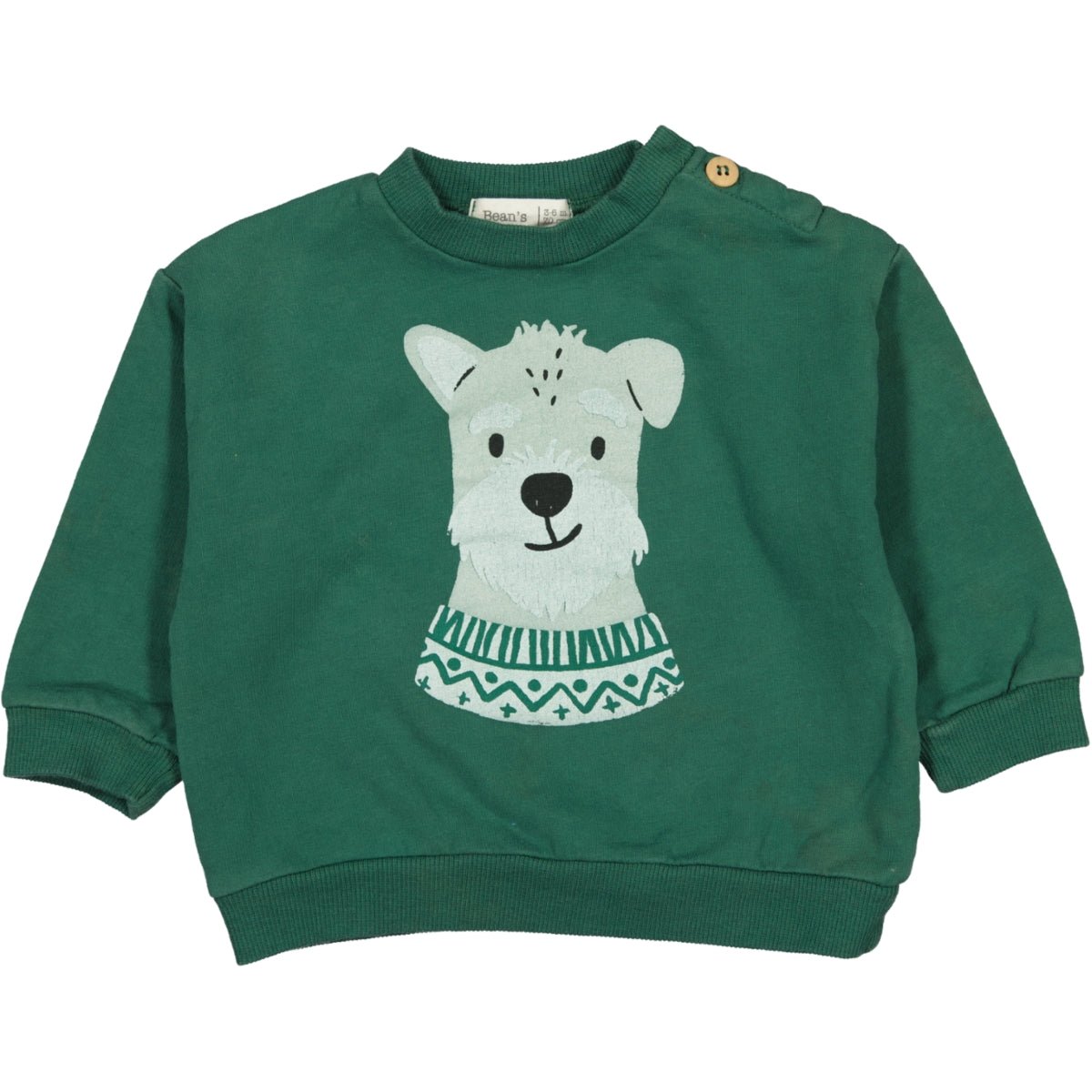 Sudadera afelpada Alex Green Bean’s - bean's - PetitGegant