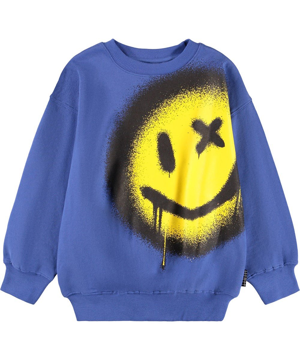 Sudadera Afelpada Mar Sorisa Azul Molo - molo - PetitGegant
