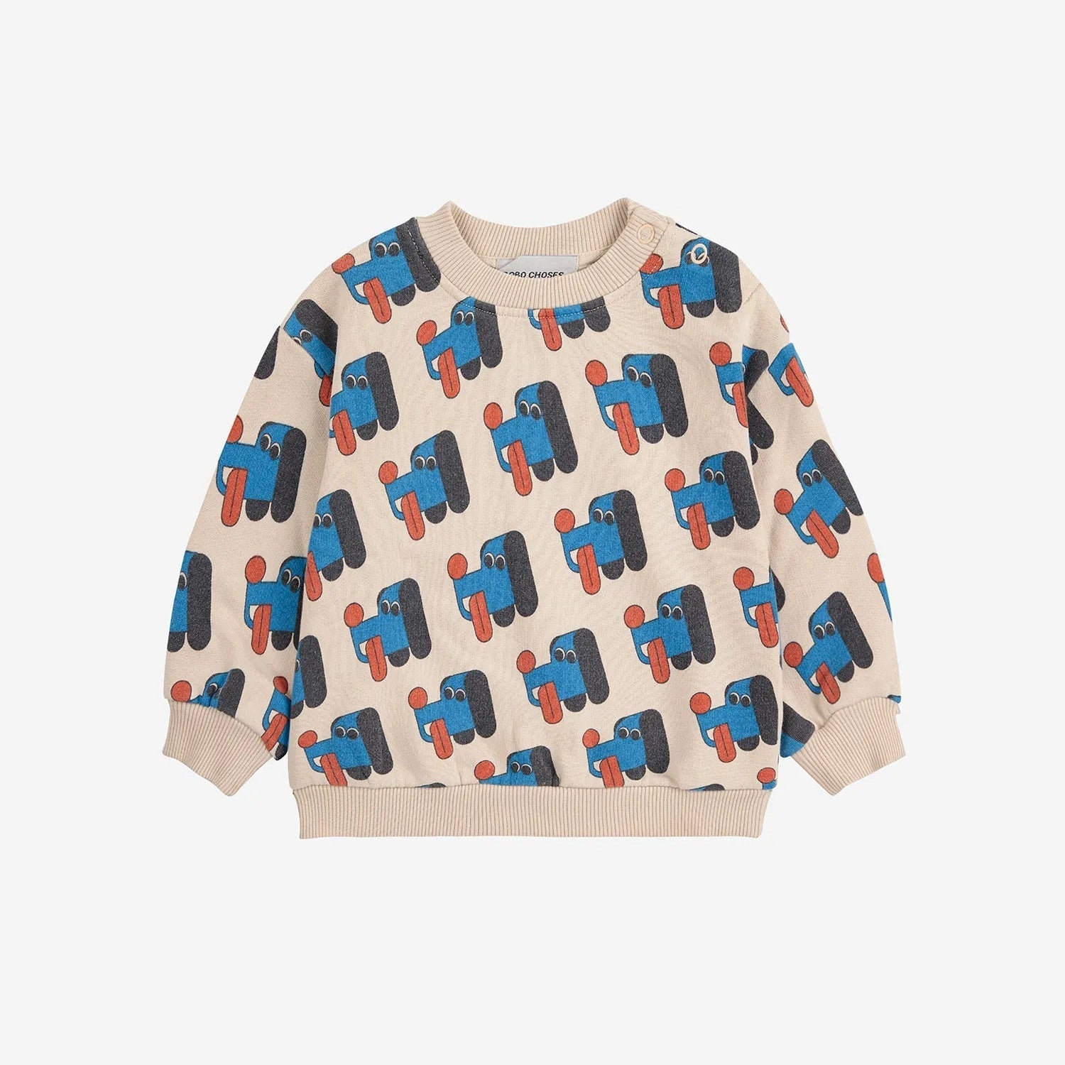 Sudadera Bebé Doggy Mate all over Bobo Choses - Bobo Choses - PetitGegant