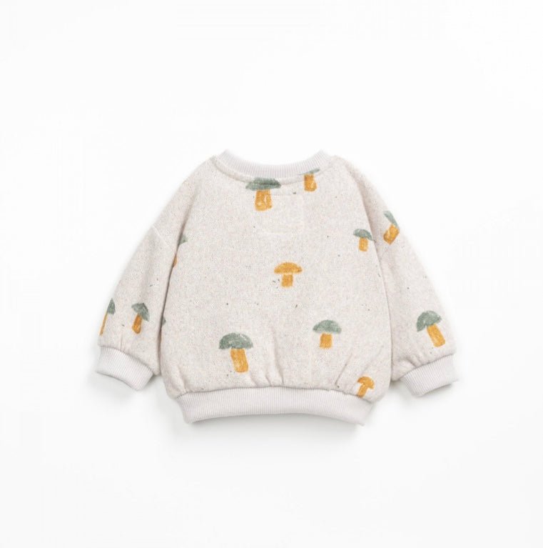 Sudadera Cogumelos Beige Play Up - PlayUp - PetitGegant